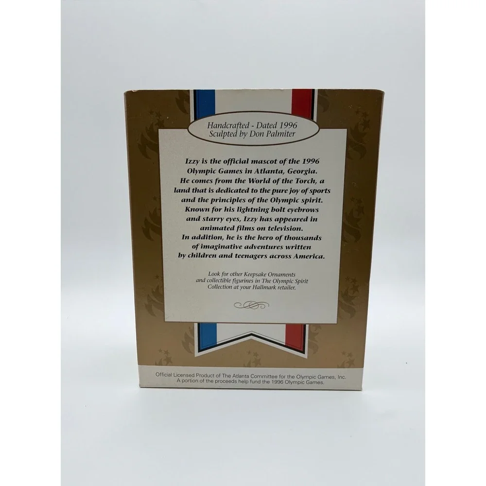 Hallmark Keepsake Ornament Izzy The 1996 Mascot Olympic Spirit Collection‎
